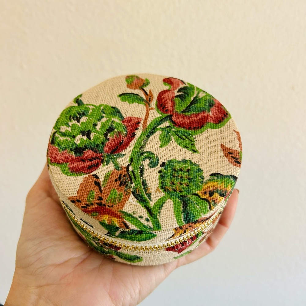 Sezane Floral Jewelry case
